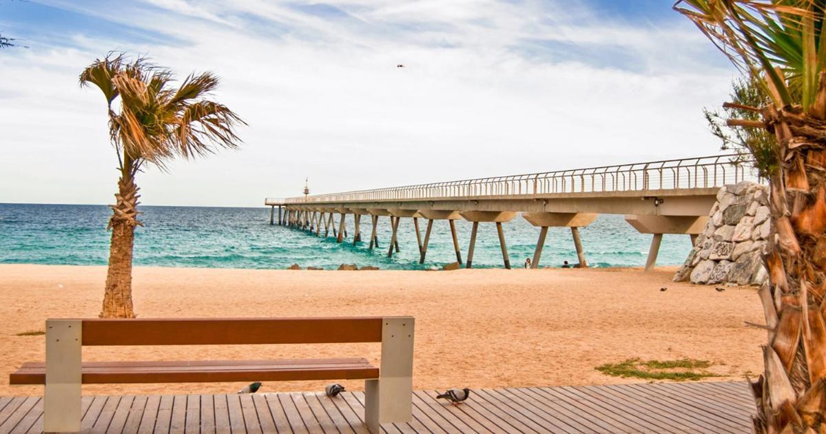 Apartmán Barcelona Playa Badalona Y Metro Exteriér fotografie